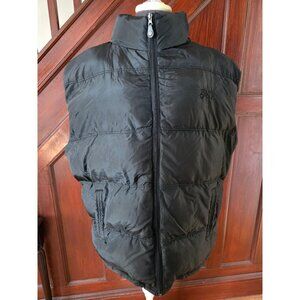 Southpole Mens Black Puffer Vest XXL 100% Polyester Winter Wear